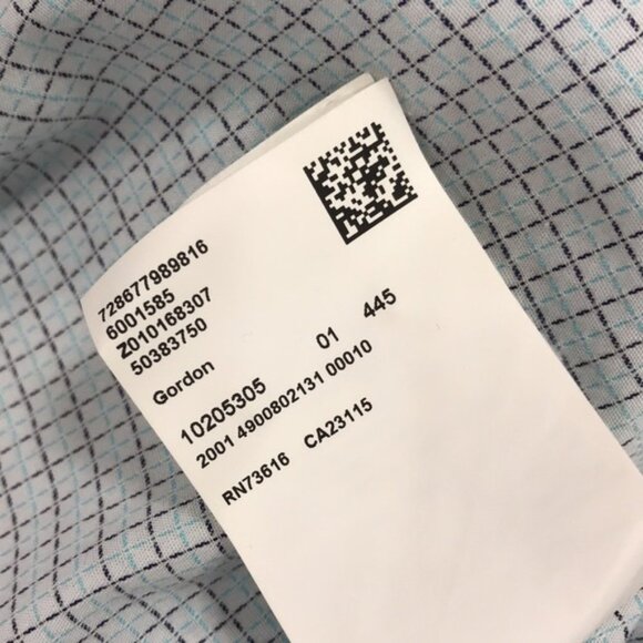 Hugo Boss Men's "Gordon" Regular Fit Plaid Dress Shirt - Picture 9 of 10